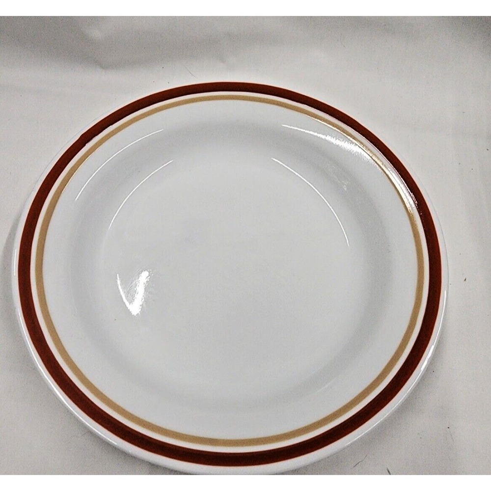 Vintage Pasta bowl Corelle by Corning Cinnamon Chestnut stripe by Corning 1980's